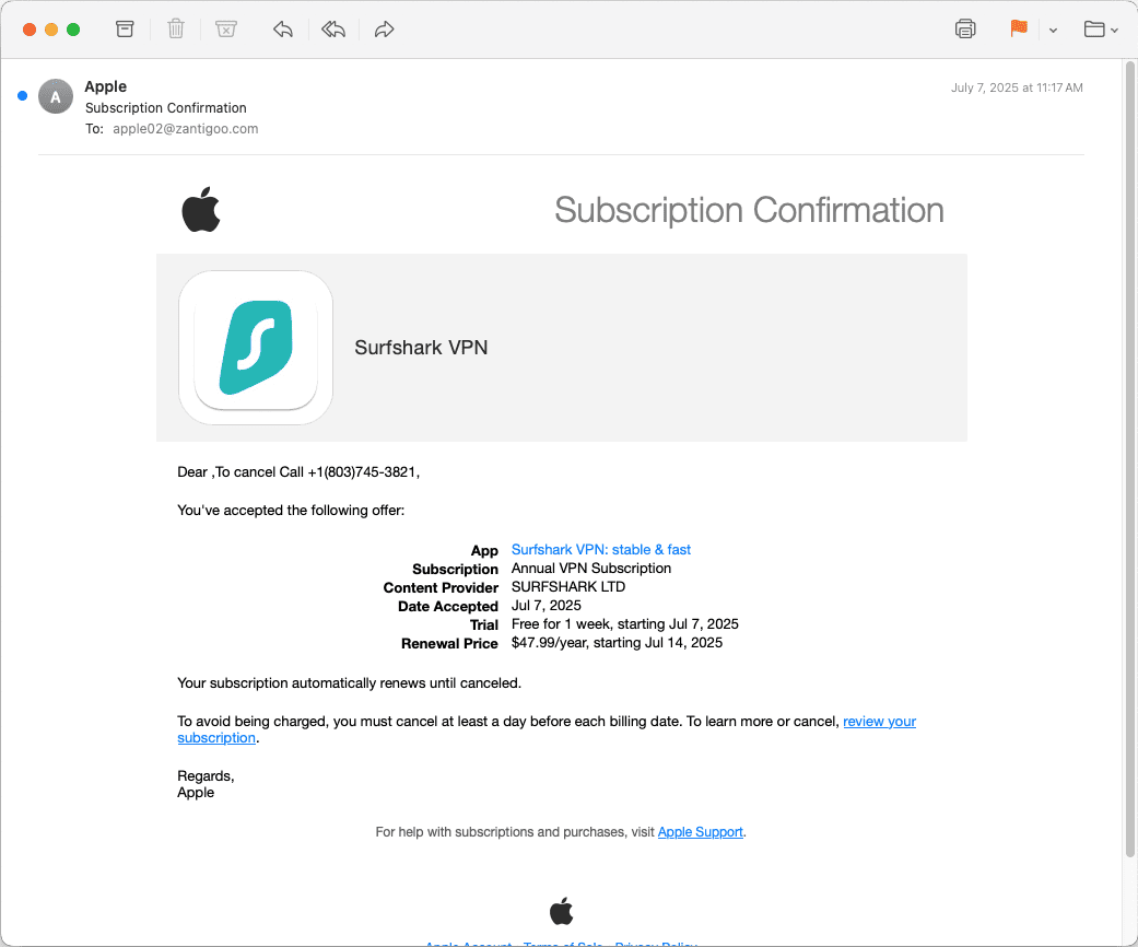 Apple DKIM Replay